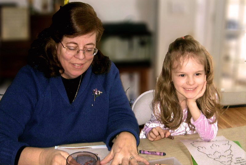 Aunt Wilma Anne and Iris