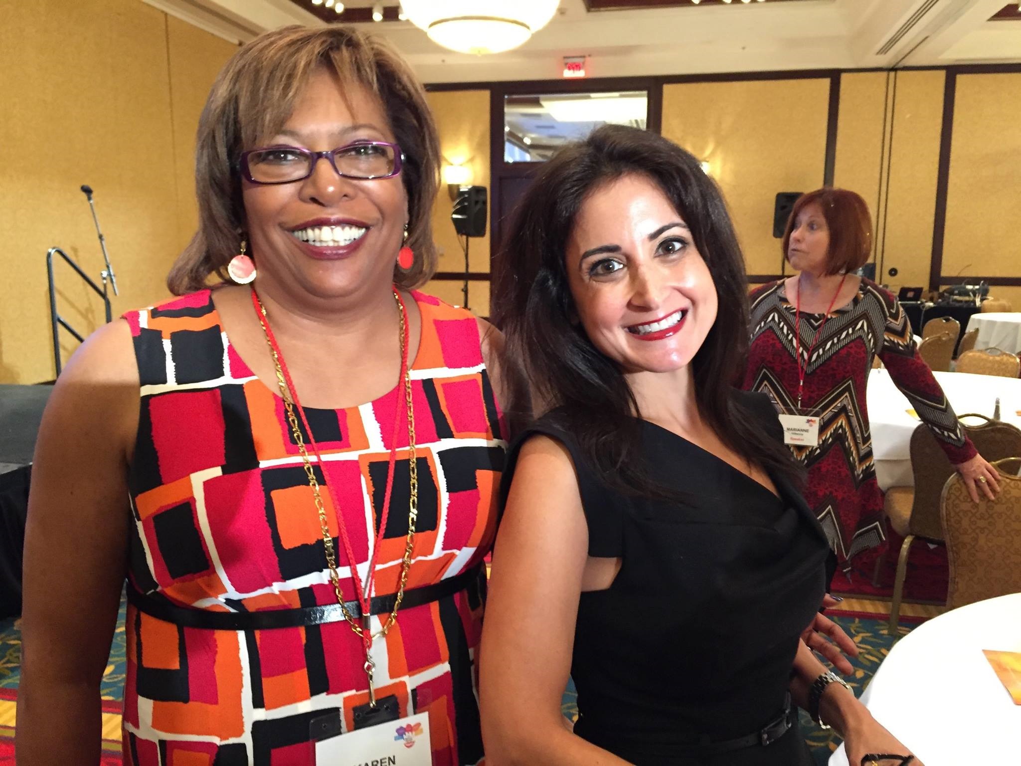 Karen Malone Wright and Melanie Notkin_Not Mom Summit 2015